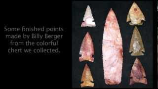 Collecting Flint for Arrowheads