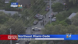 Police Chase Comes To An End In NE Miami-Dade