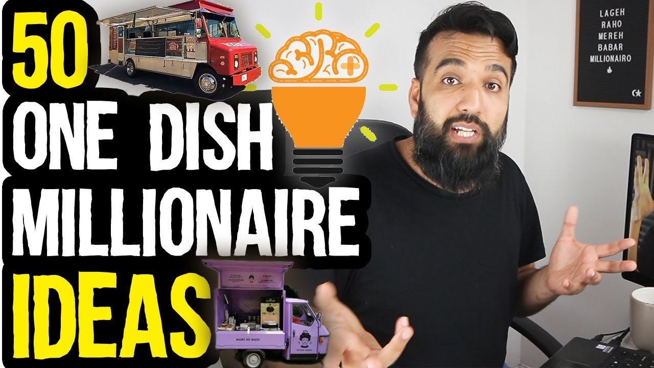 50 One Dish Millionaire Business Ideas YouTube