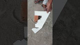 How to Cut Tile in Custom Shape | Manual Tile Cutting for Molding 🛠️