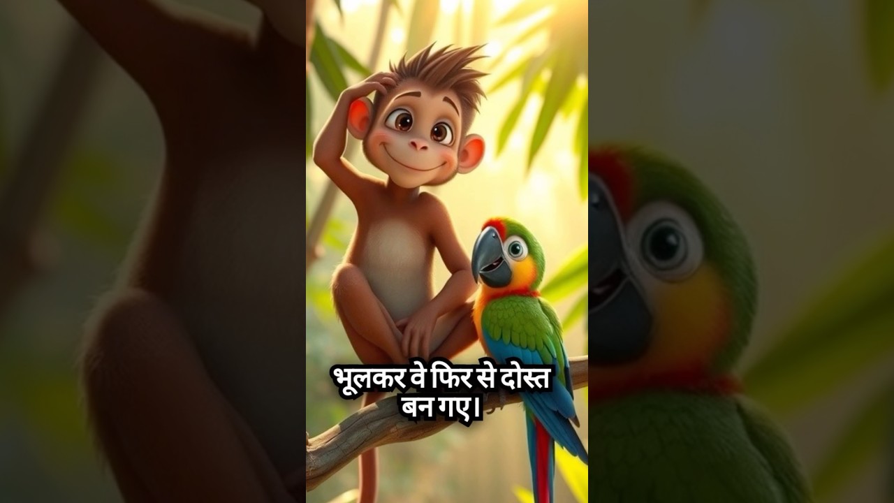 💔 A Small Fight, But a Big Friendship 🤝🦜🐒 