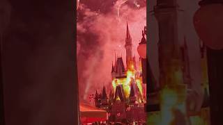 Disney castle fire works show live, April 17, 2026