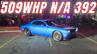 509WHP Naturally Aspirated 392 Hemi! Manual Challenger Big Papi Cam Dyno Pull