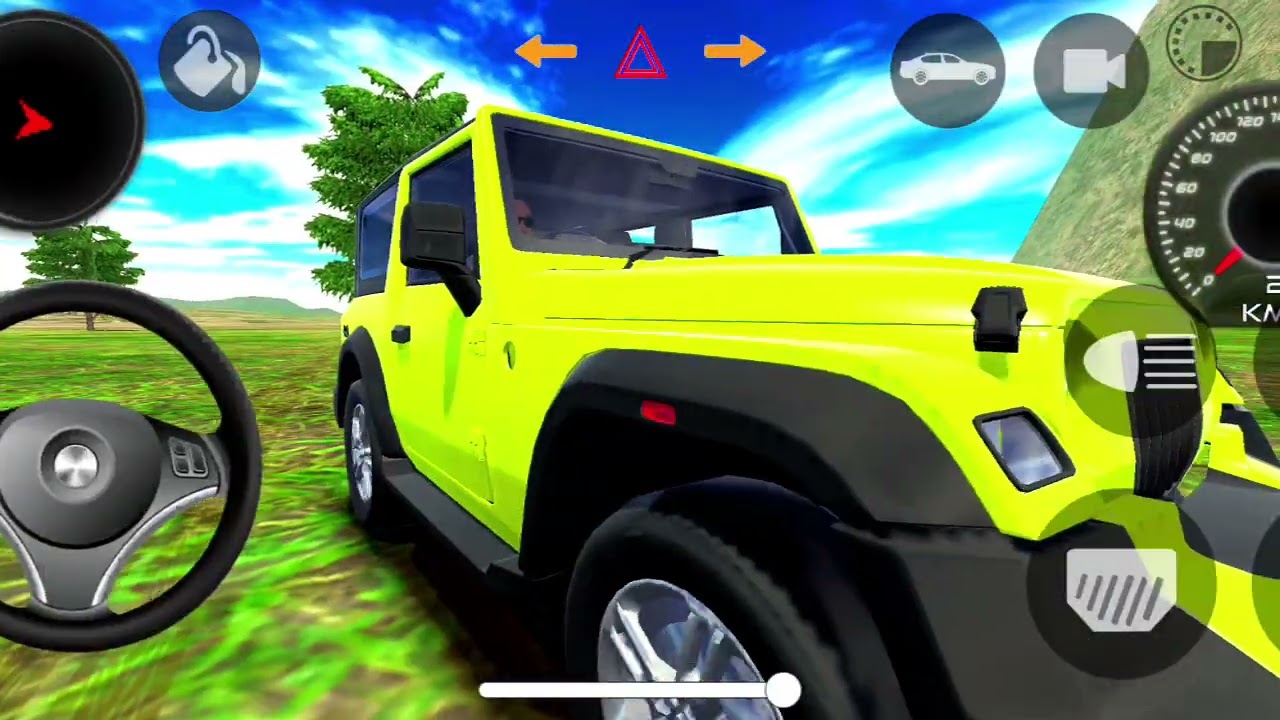 Epic Thar Car Journey with Dollar Song 💵 | Indian Car Simulator 3D part 91
