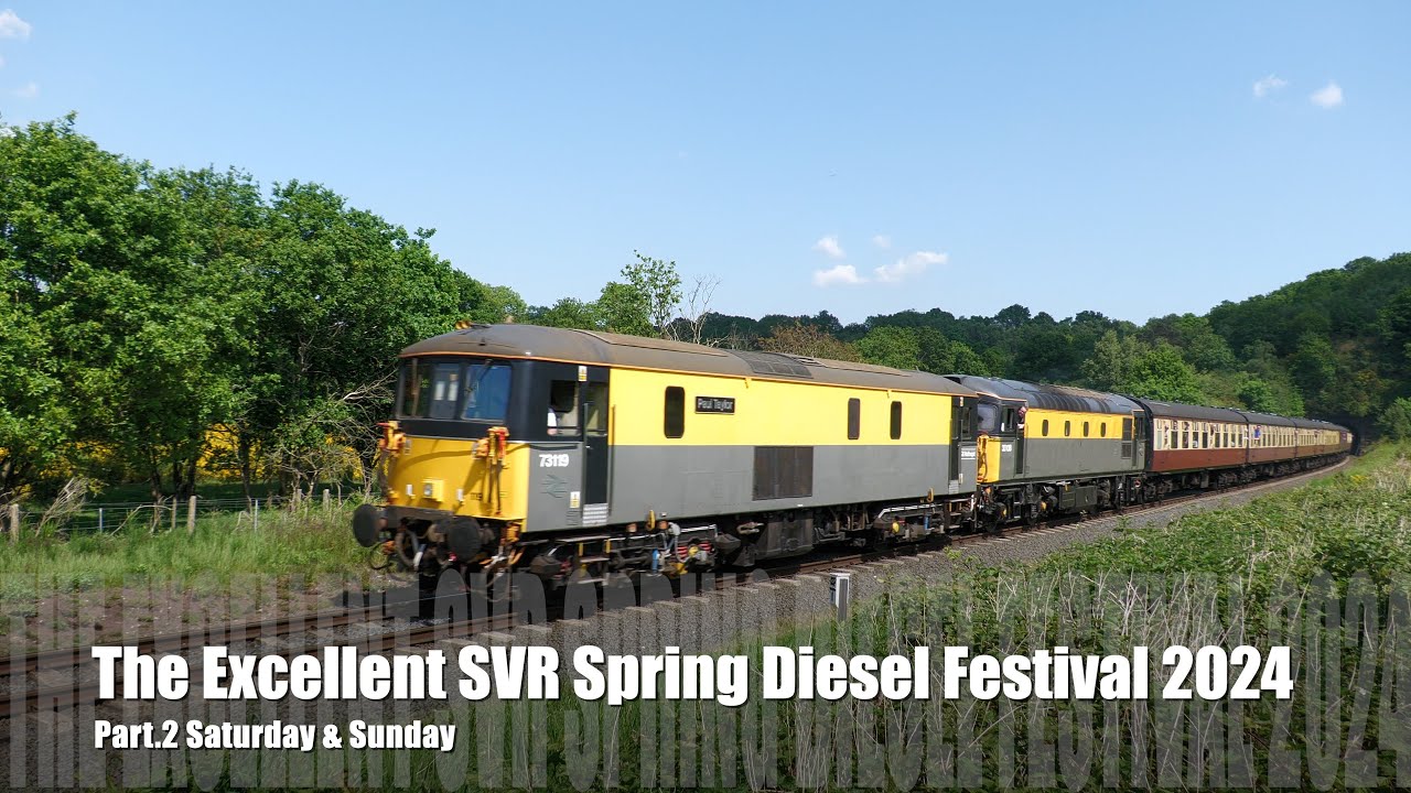 The Excellent Severn Valley Railway’s Spring Diesel Festival 2024 Pt.2 - 4K