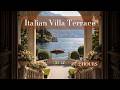 Italian Villa Terrace Aesthetic | 2 Hour Luxury Lake Como Ambient TV Art | No Music