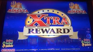 Forces of Minerva Slot Machine Bonus-Big Win-Konami