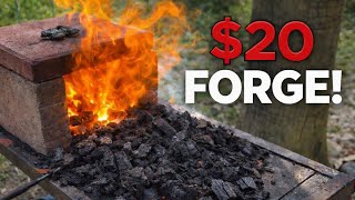 $20 DIY Forge: Melting Aluminum Cans (2000 Degrees!) & Forging Iron