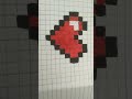Heart pixel art idea ❤️