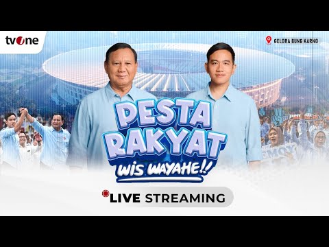 [LIVE] Pesta Rakyat Untuk Indonesia Maju, Kampanye Akbar Prabowo-Gibran | tvOne