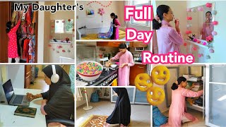 My Daughter's (Falak's) Full Day Productive Routine in Summer Vacation /Dubai Vlogs.