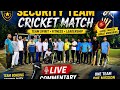Security Personnel Cricket Match with Live Commentary | Team Spirit &amp; Leadership