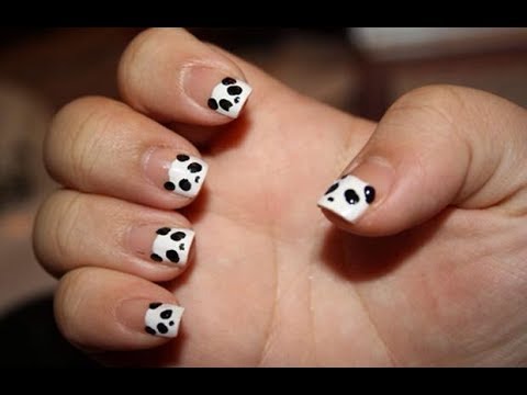 Como Hacer Manicure Osito Panda - BellezaTv por Juan Gonzalo Angel - YouTube