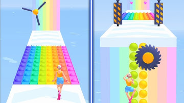 Fidget Run 🎨🍡📊 All Levels Gameplay Android,ios