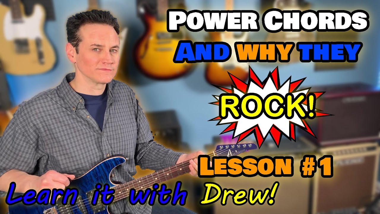 What are POWER CHORDS on Guitar? and Why Do They Rock!?! Lesson One