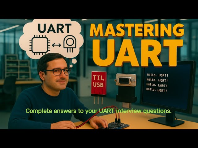 💡 Mastering UART Communication | Microcontrollers | Basics to Advanced | Interview Q&A | Embedded