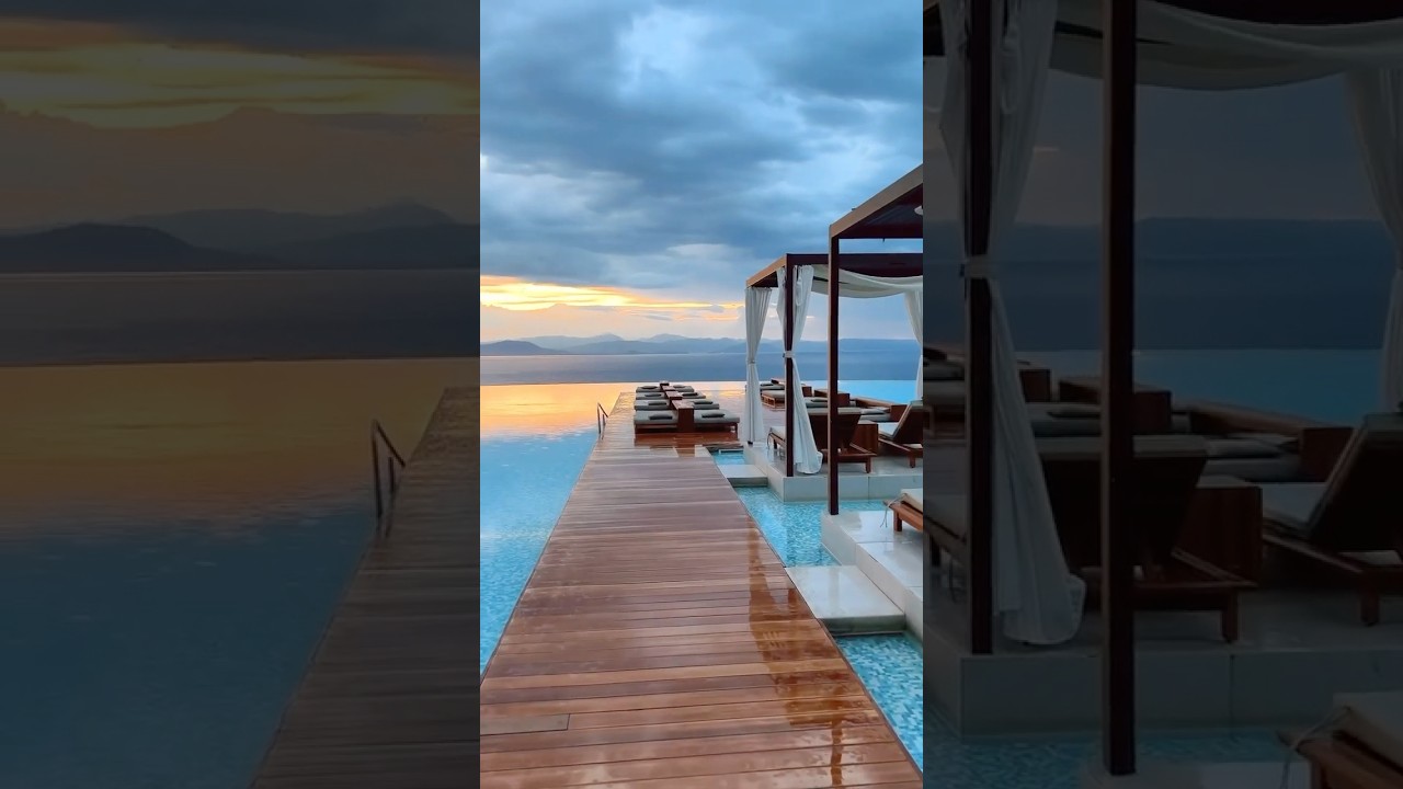 Peaceful morning in Greece