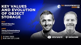 45 The Backupmonster Show: Key values and evolution of object storage