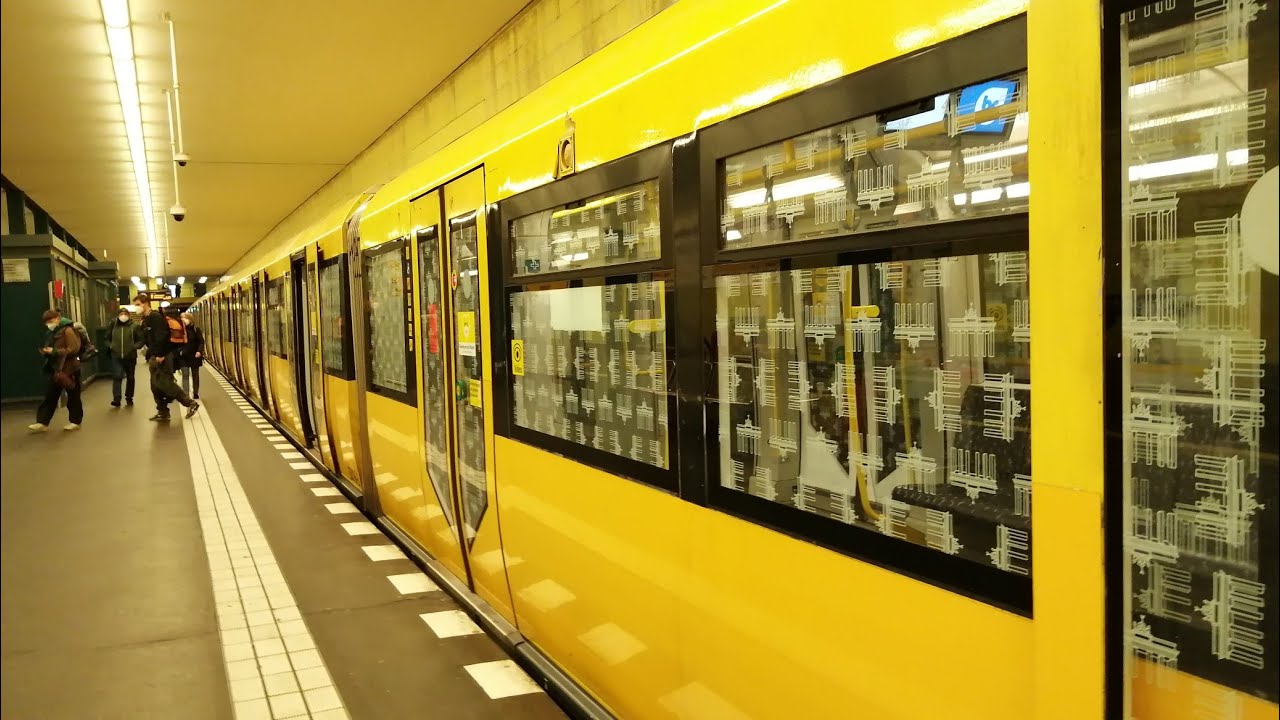 U-Bahn Berlin Mitfahrt von Unter den Linden bis Tempelhof (Südring) im H97 auf der U6