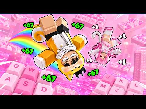 +1 BACKFLIP Speed Escaping the ASMR Keyboard Obby in Roblox 😎😳