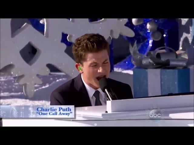 Charlie Puth - One Call Away (Performance Disney Parks Christmas Day Parade)