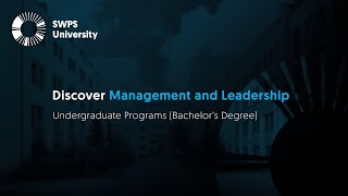 Discover Management And Leadership Program At Swps University Bachelors Degree