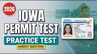 2026 Iowa Permit Knowledge Test Prep Study Guide and Driving Rules Review
