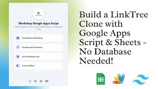 Buat Linktree Clone Sendiri GRATIS! Google Sheets + Apps Script Tanpa Hosting & Tanpa Server