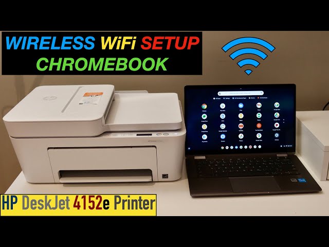 HP DeskJet Plus 4155 Wireless WiFi Direct SetUp !! 