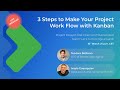 Webinar: 3 Steps to Make Your Project Work Flow with Kanban
