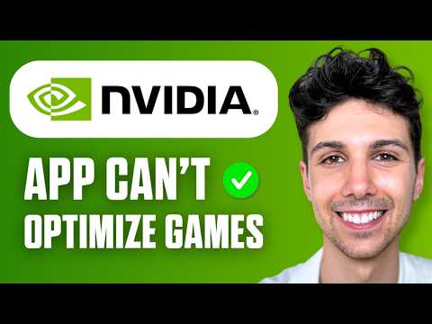 How to Fix NVIDIA App Can't Optimize Games on This PC (Full Guide 2026)