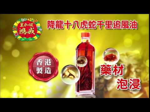 降龍十八虎蛇千里追風油 2016 廣告 [HD]