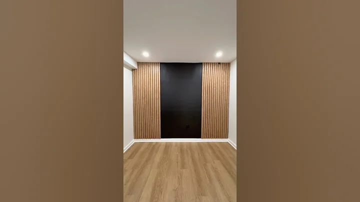 Custom accent wall install #diy #process #accentwall thumbnail