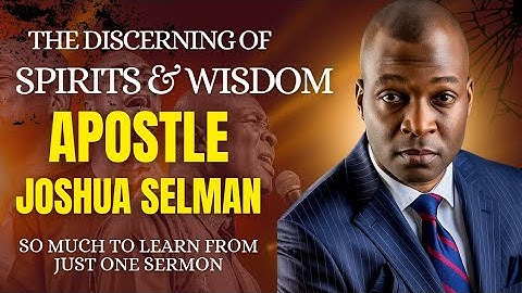 So Much Wisdom in One Sermon | Apostle Joshua Selman Highlight on Discerning of Spirits