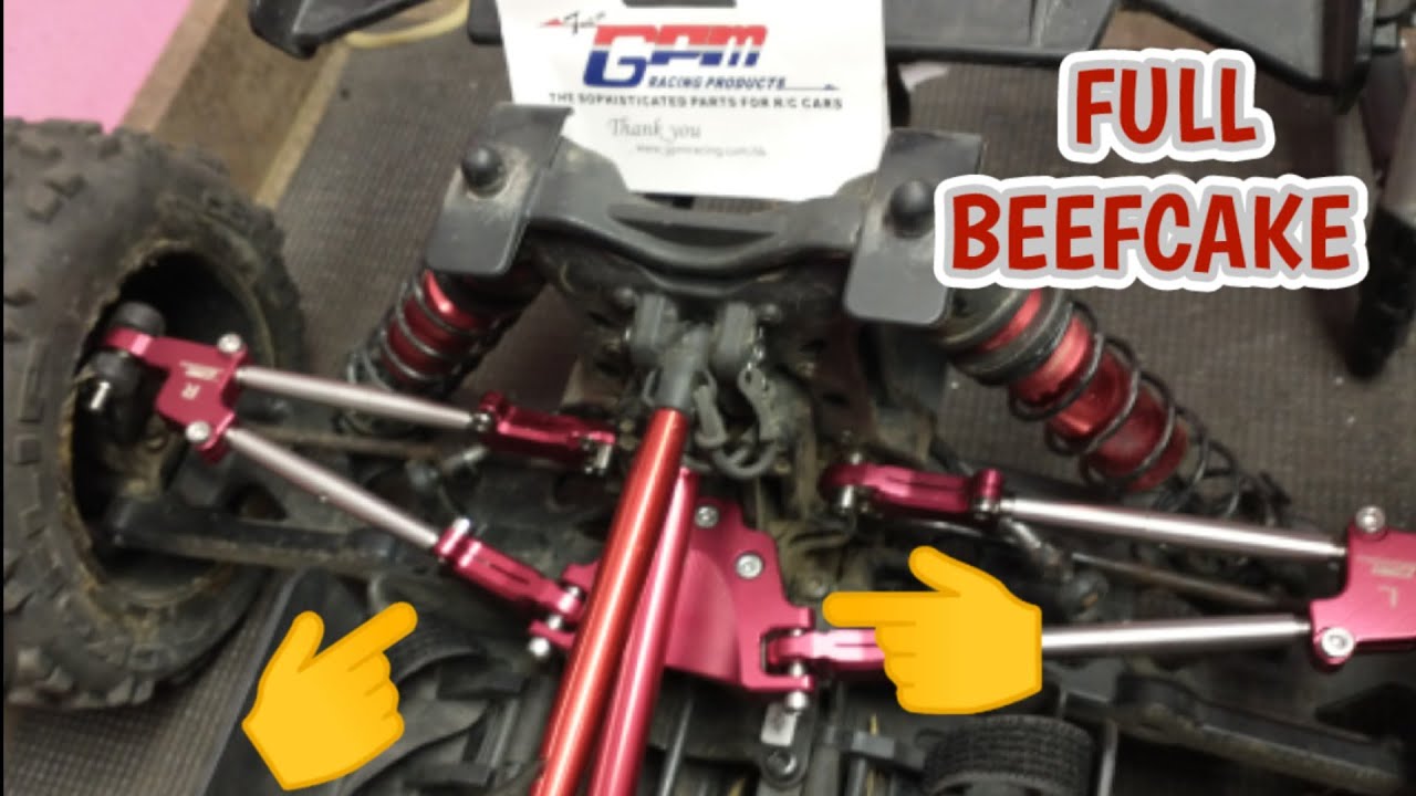 8s Arrma Outcast GPM Aluminum Rear Tie Rod & Stabilizer Install