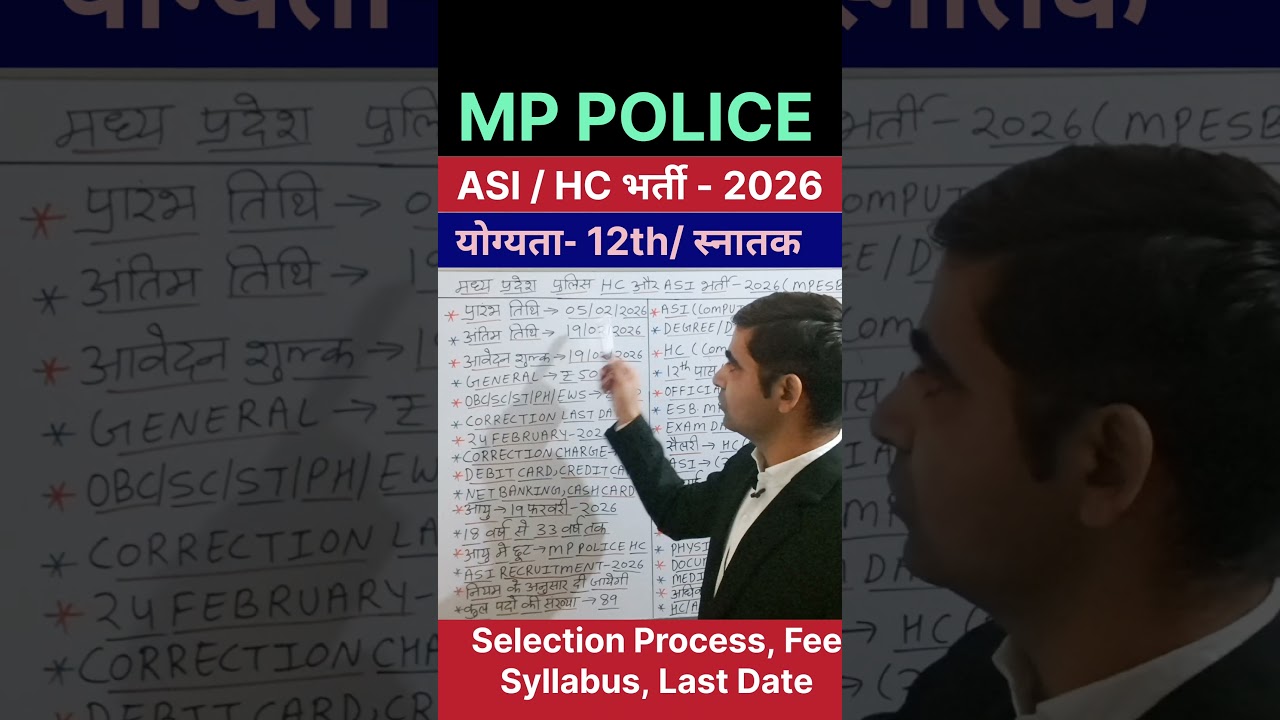 Набор сотрудников в Департамент полиции штата Мадхья-Прадеш на должности помощника инспектора пол...