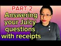 Part 2 answering all your juicy questions questionanswer youtube viral