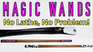 Crafting Enchantment: Exquisite Black Walnut Magic Wands with Astonishing Inlays!