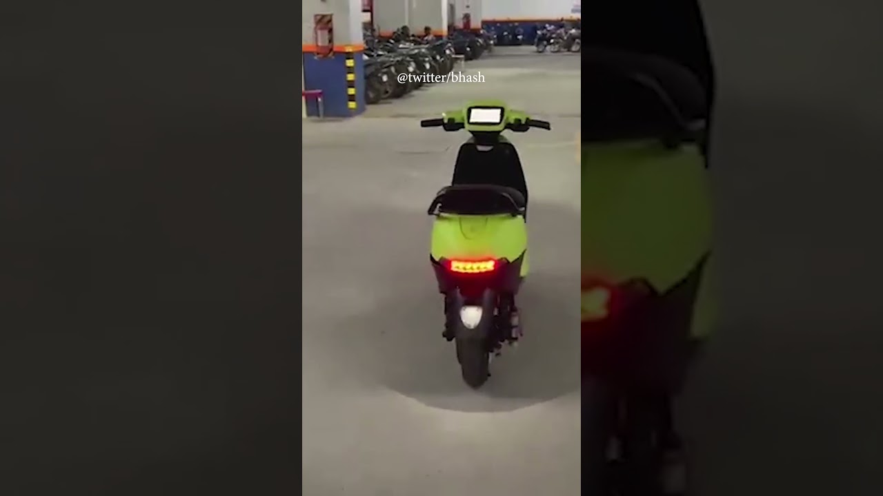 Ola CEO Bhavish Aggarwal Shares Video Of India's First Self Driven Electric Scooter