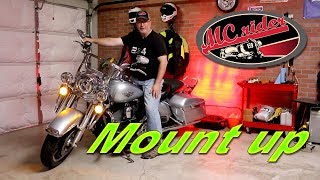 Who knew there were so many ways to mount a motorcycle?