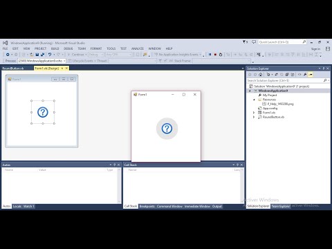 How to make Round Button in VB.NET