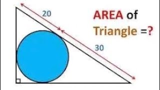 Asked in China | Can you solve for the area of triangle  | Nice geometry problem