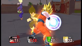 [SSBB Hack/Mod]Goku vs Vegeta vs Piccolo vs Gohan