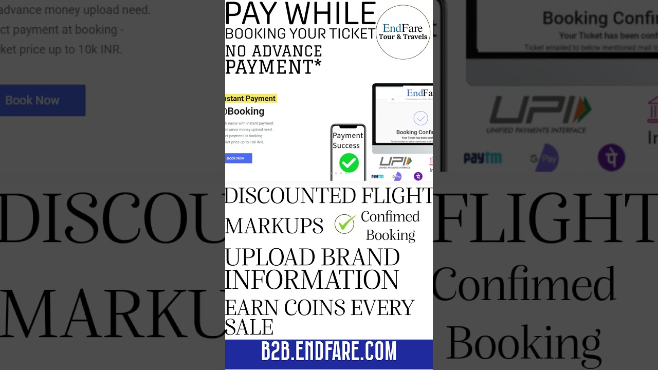 🚀 Now Instant Payment While Booking With 𝐄𝐧𝐝𝐅𝐚𝐫𝐞™ - 𝐓𝐨𝐮𝐫 & 𝐓𝐫𝐚𝐯𝐞𝐥𝐬😊 