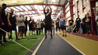 Inner Armour Bodybuilders vs Football Players - Broad Jump Recap