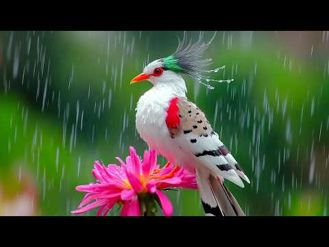 Nature Sounds with Birds and Rain ☔🍃 Relieve Stress, Anxiety & Depression | Calm Mind & Body