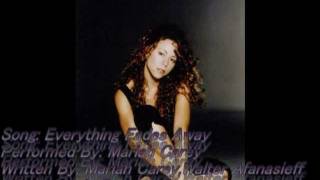Mariah Careyeverything Fades Awaywith Onscreen S