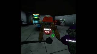 Scary baboon vr first time