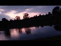Sunset Over the Pond and my Native American Flute Music