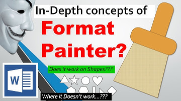 In Depth Concepts of Format Painter in Word - MS Word Tutorial